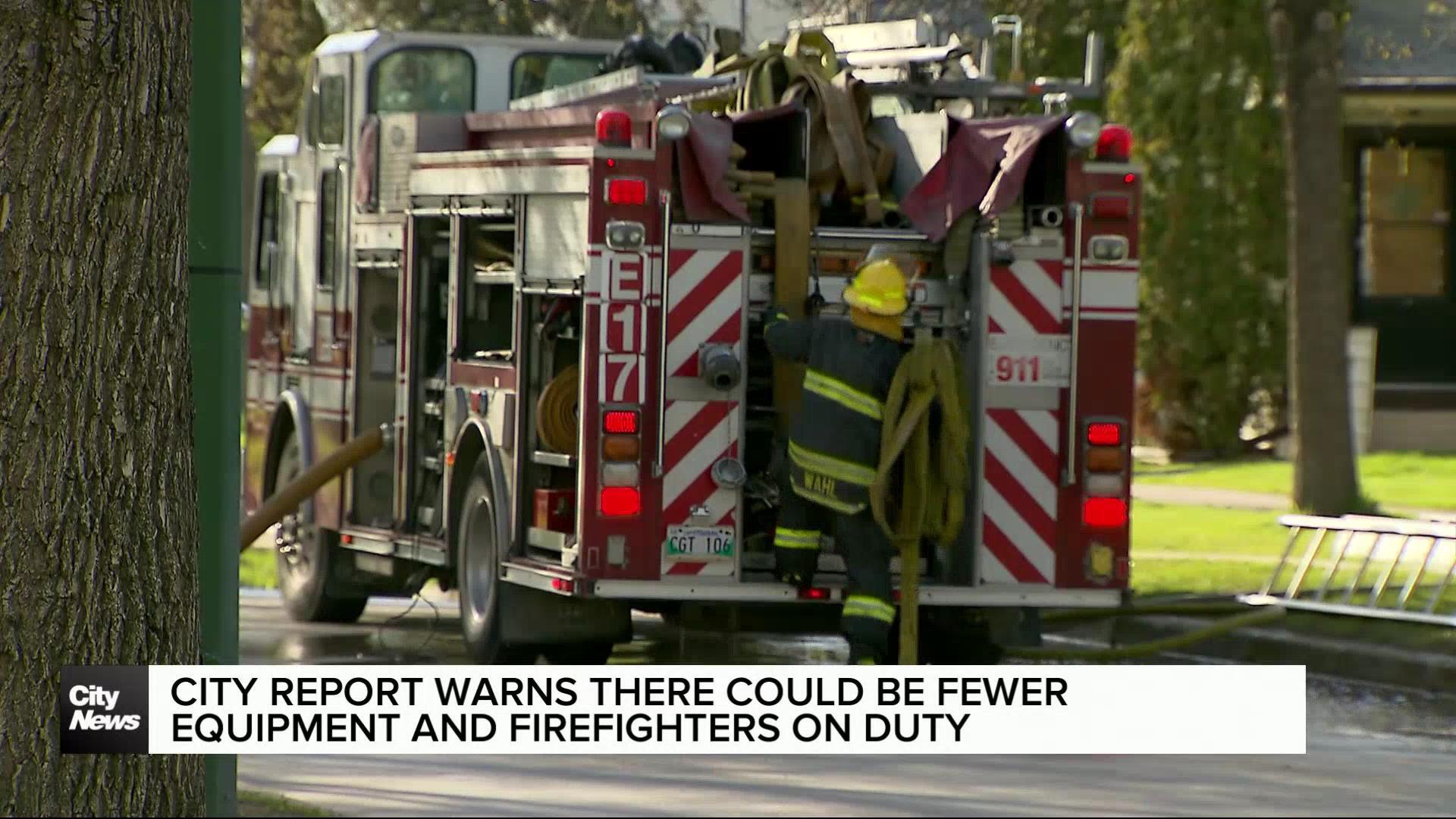City report warns budget target may impact firefighting overtime staffing and equipment