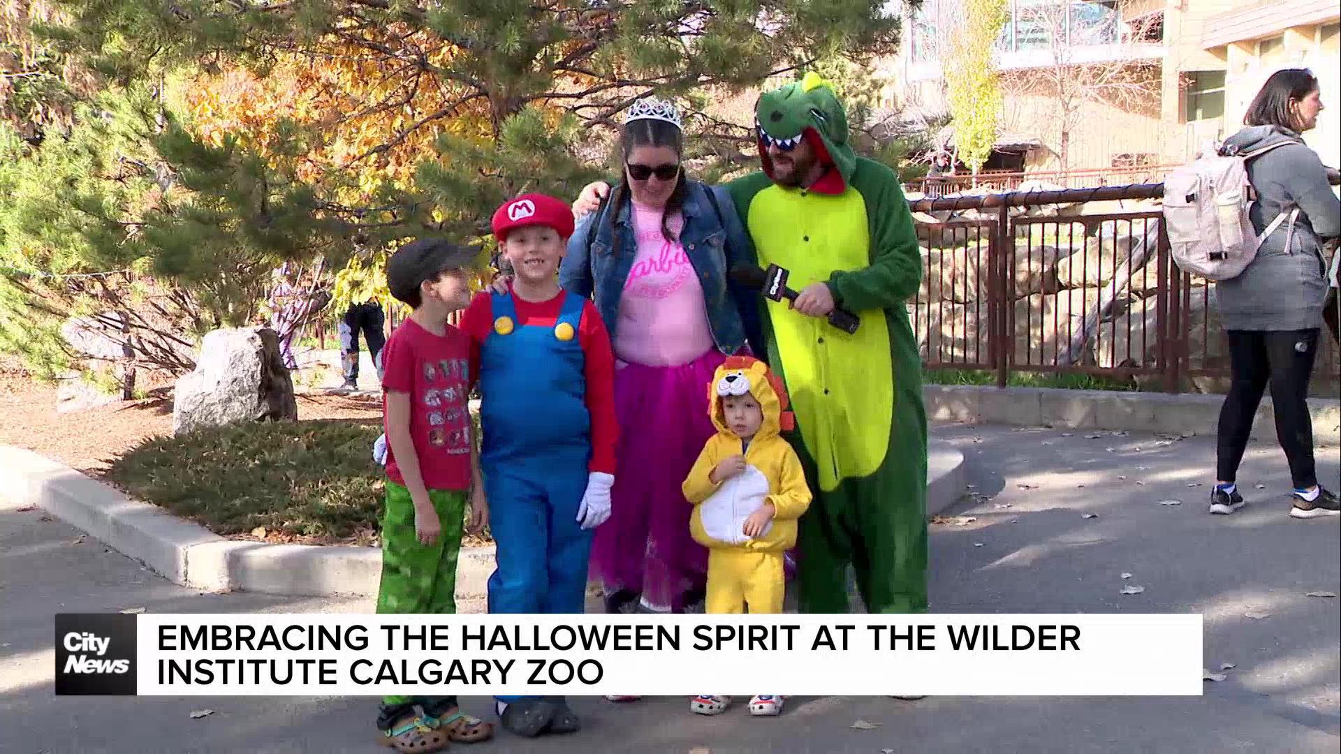 Getting into the Halloween spirit at Zoo Boo in Calgary