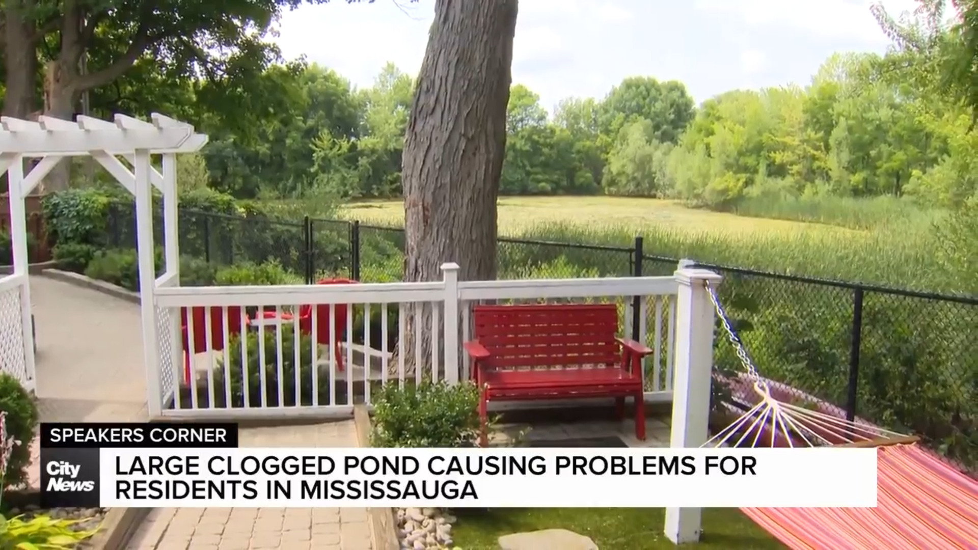 A storm water detention pond Has been causing a list of problems in Mississauga