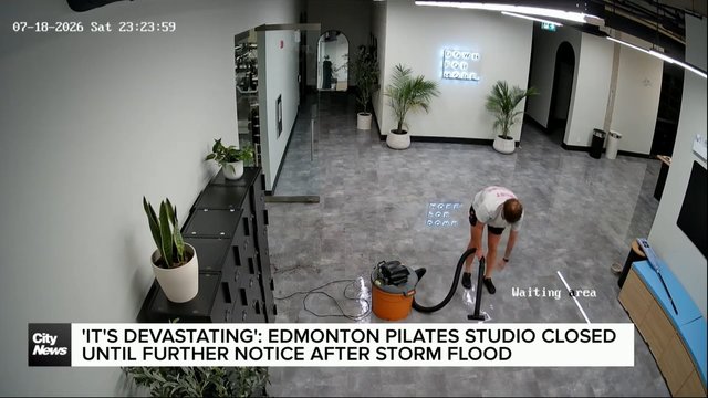 Edmonton Pilates studio forced to close after storm