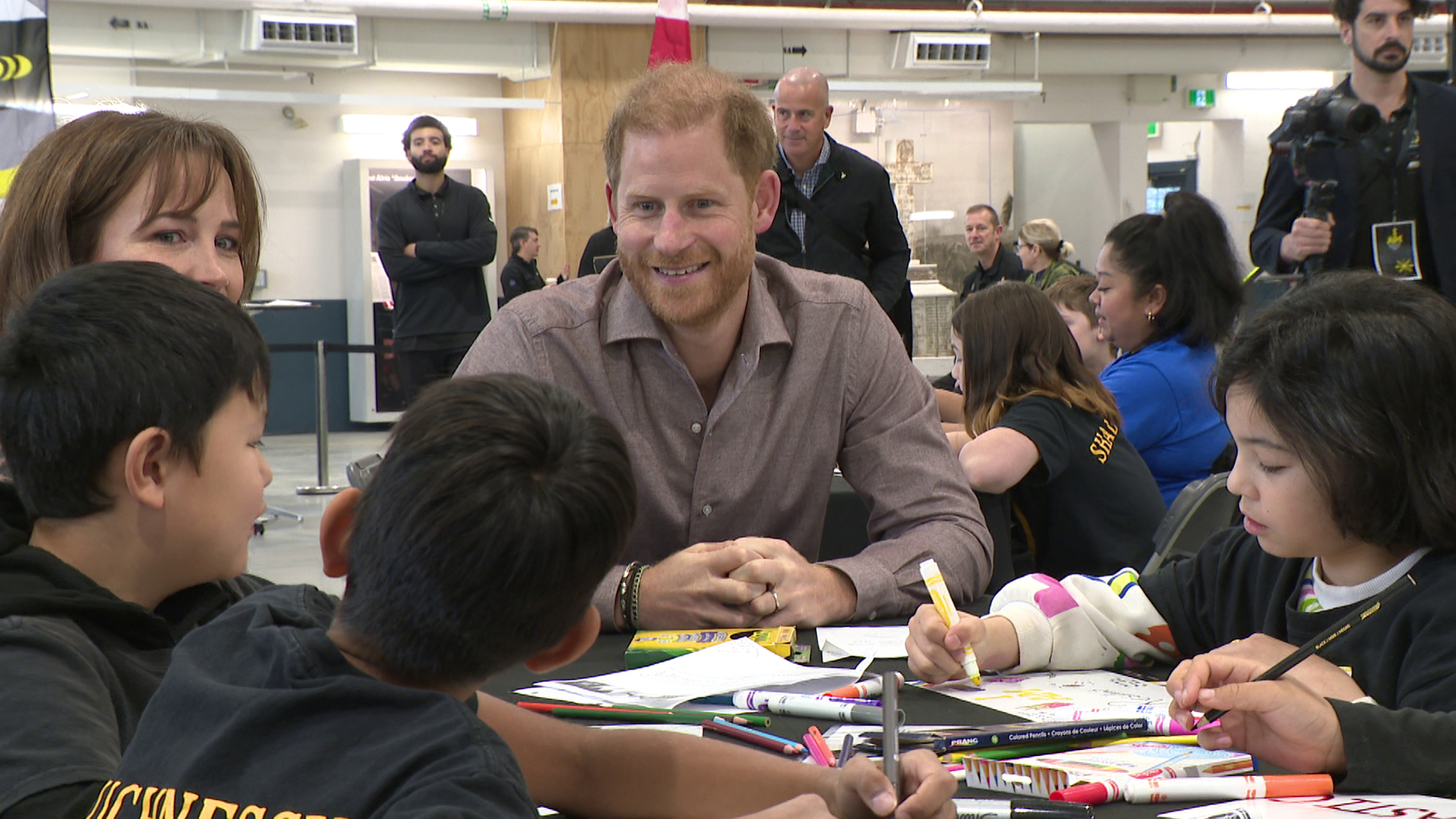 Prince Harry encourages students to embrace Invictus Games