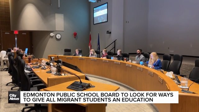 Edmonton Public School Board to review enrolment rules for migrant students