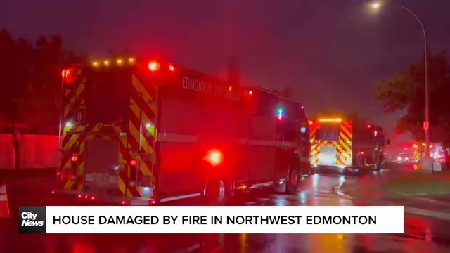 House damaged by fire in Northwest Edmonton
