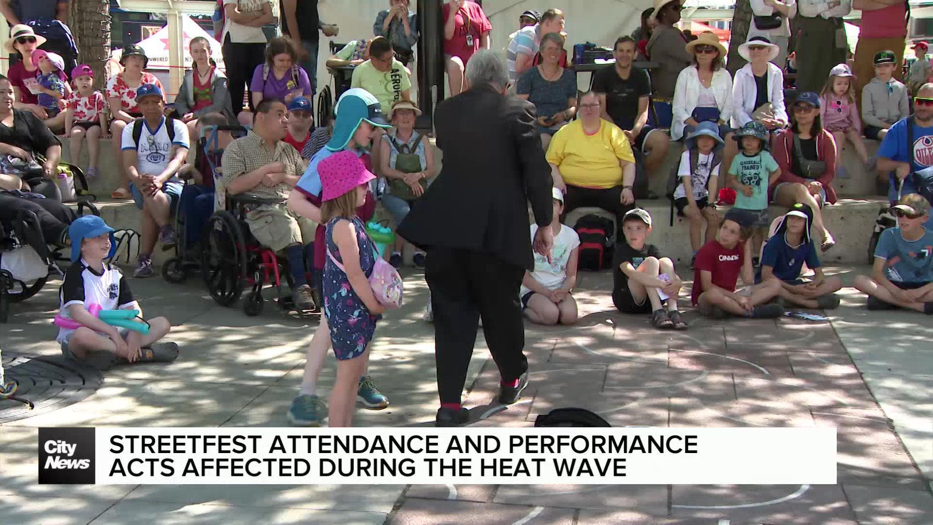 StreetFest attendance and performance acts affected during the heat wave