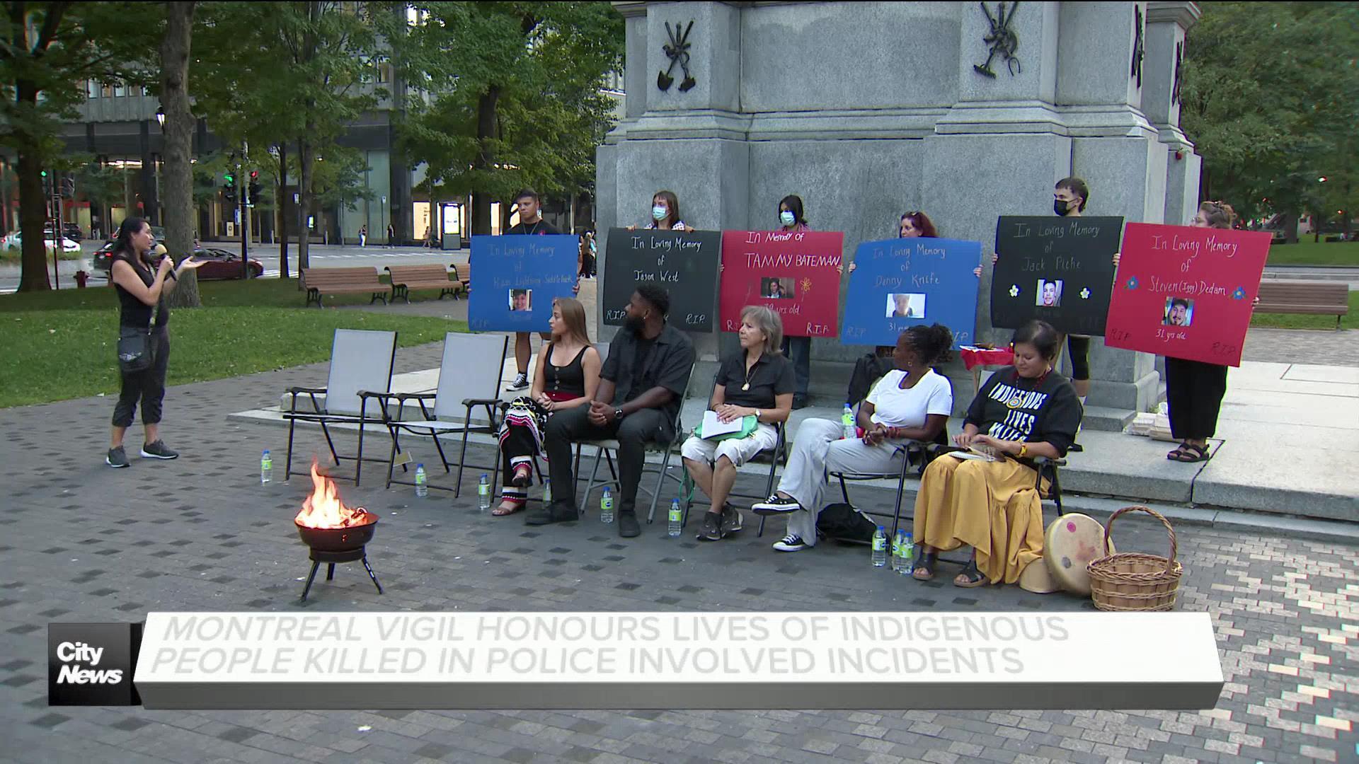 Montreal vigil honours Indigenous People killed in RCMP incidents