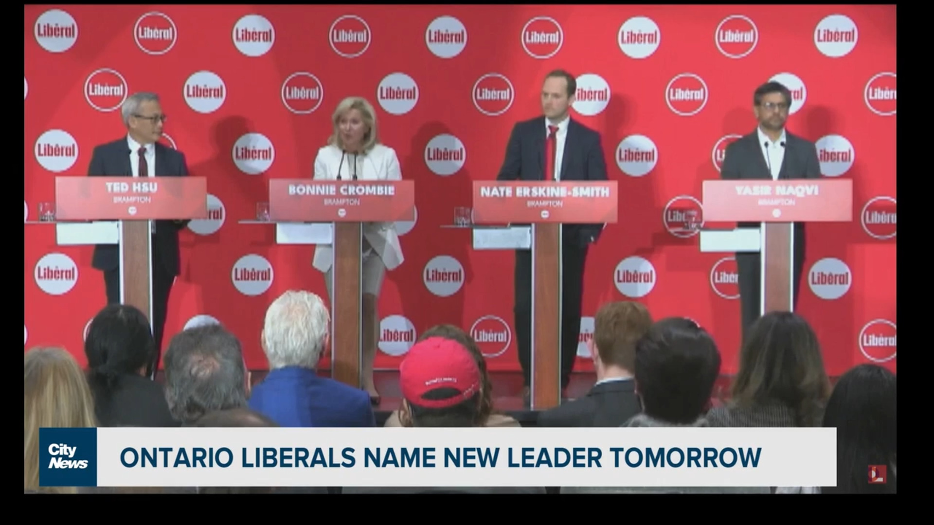 Ontario Liberals name new leader on Saturday