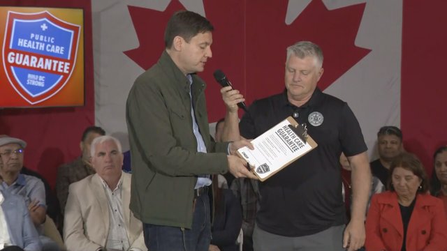 NDP leader opposes private health care; BC Conservatives claim 'fearmongering'