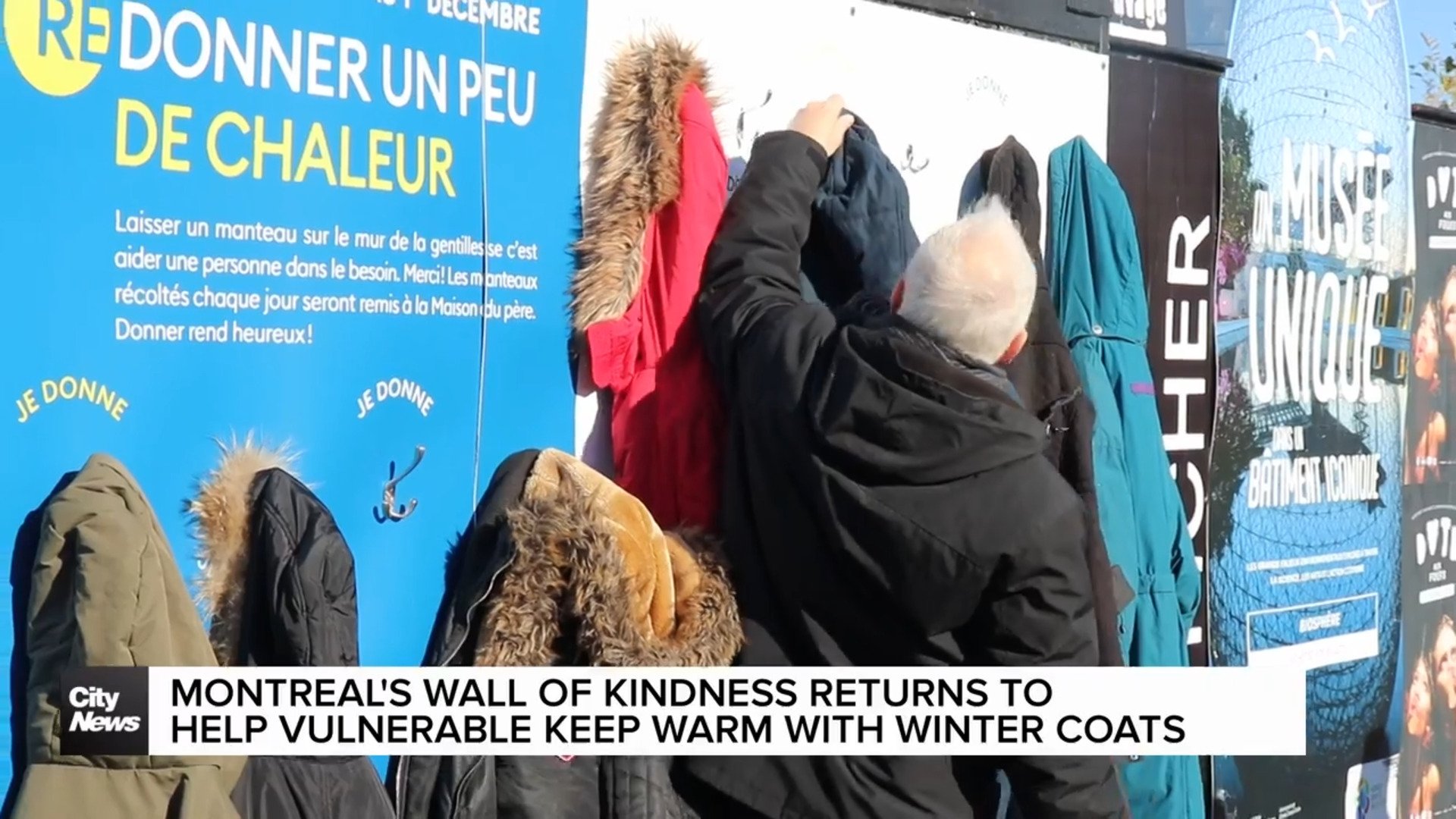 World Kindness Day sees the return of Montreal's Wall of Kindness