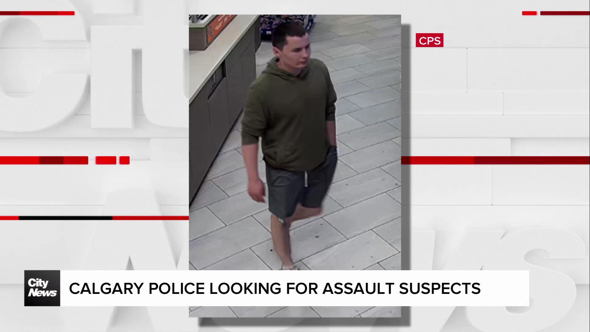 Calgary police looking for assault suspects