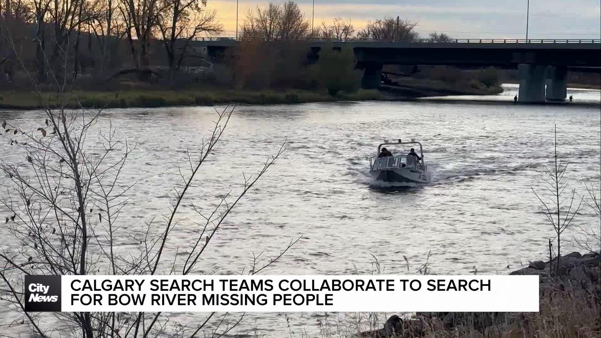 Calgary search teams look for Bow River missing people