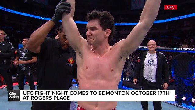 UFC Fight Night comes to Edmonton October 17th at Rogers Place