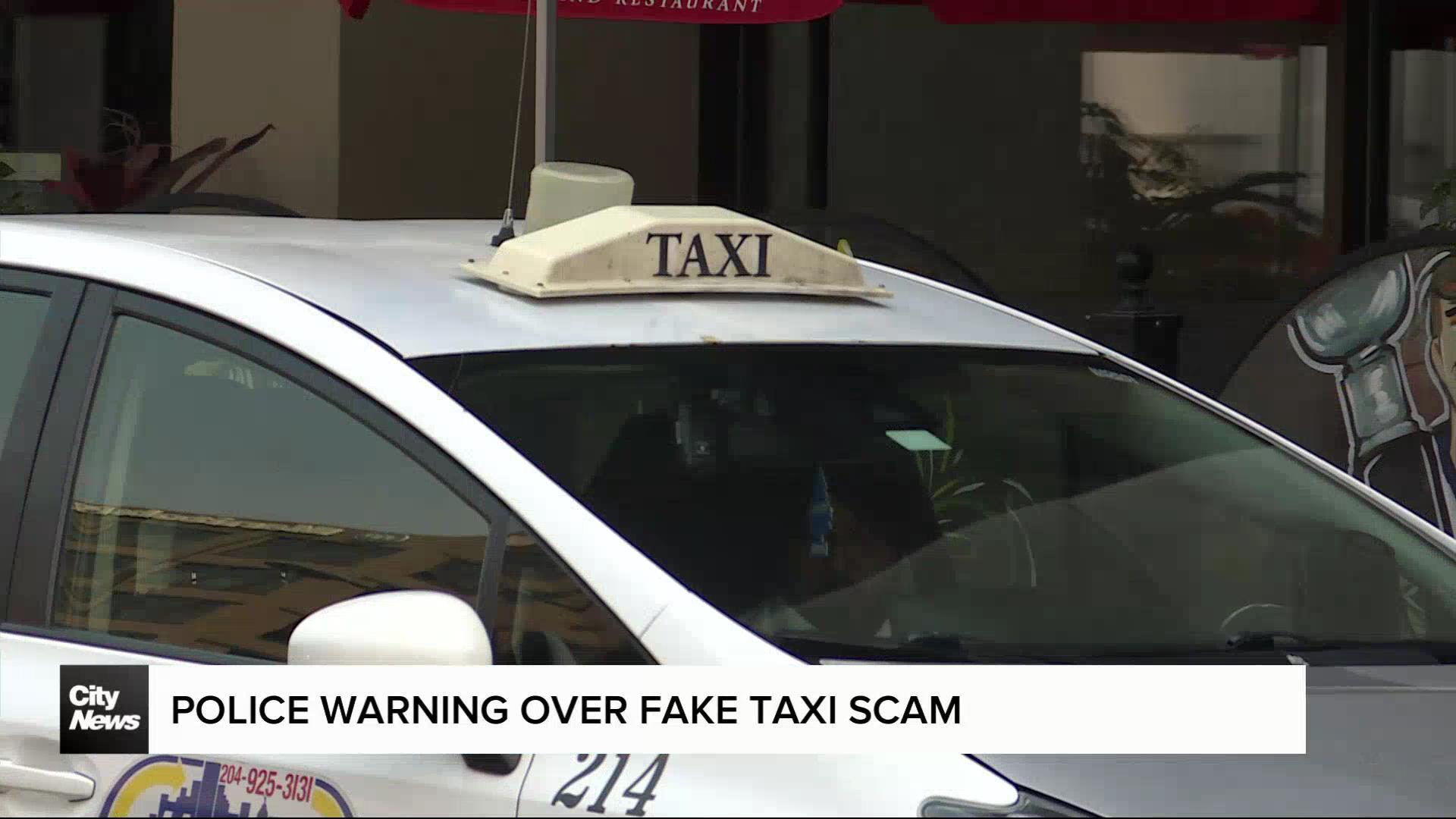 Police warn of fake taxi scam in Winnipeg