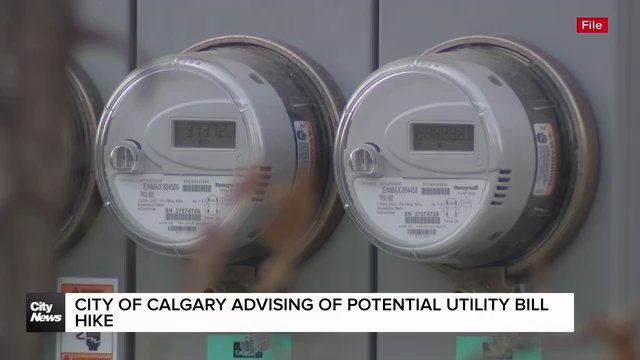 City of Calgary advising of potential utility bill hike