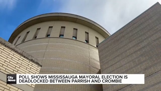 Poll shows Mississauga mayoral election is deadlocked between Parrish and Crombie