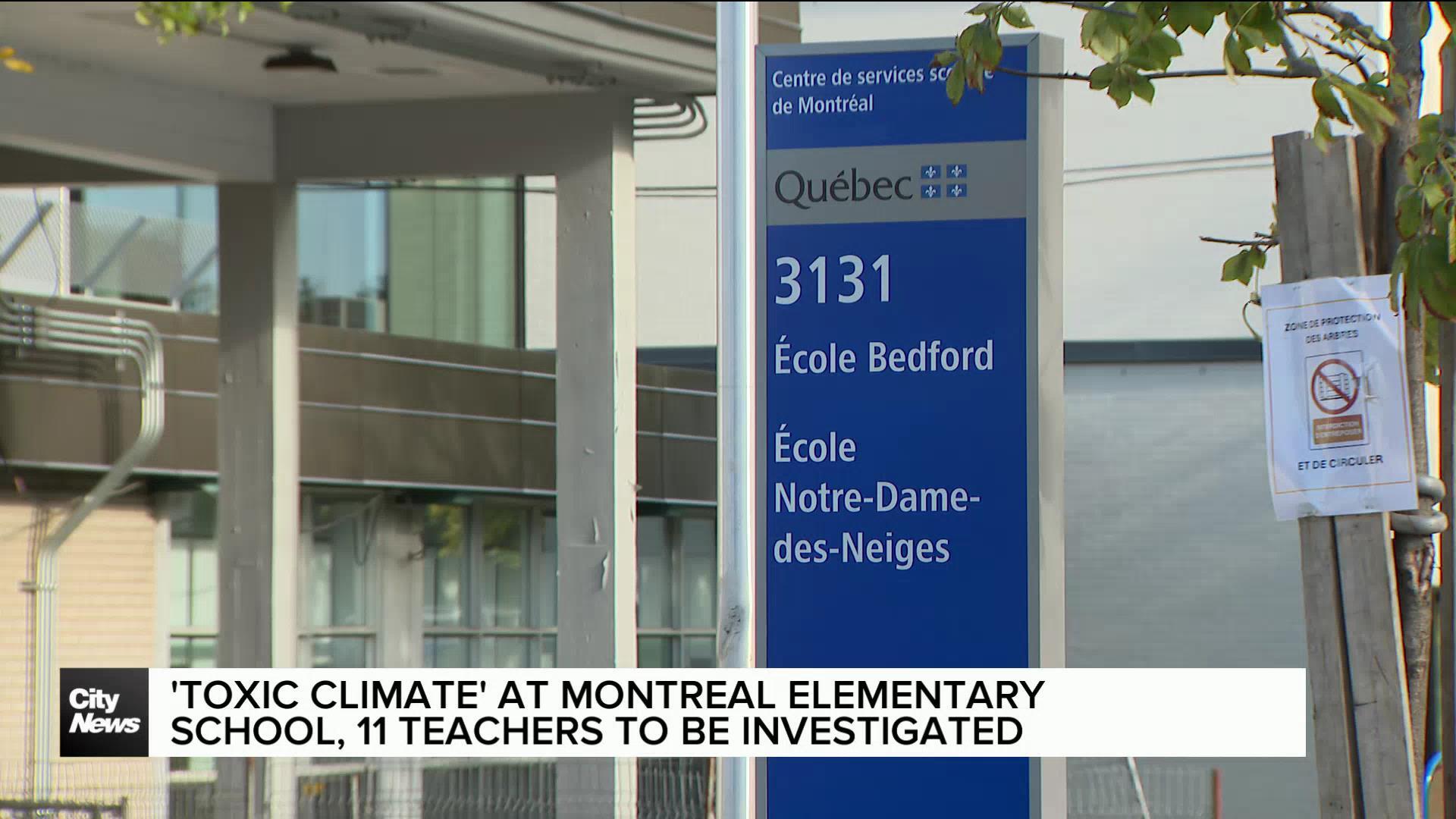 Investigation alleges Montreal teachers violent at Bedford school