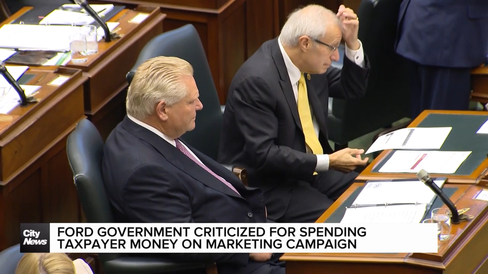 Ford government questioned about use of taxpayer money for ad campaign