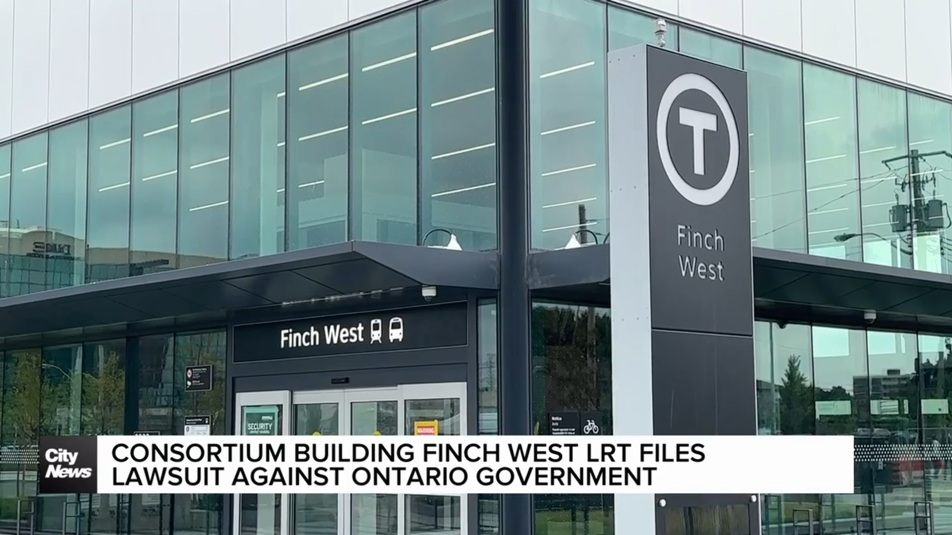 Consortium building Finch West LRT files lawsuit against Ontario government