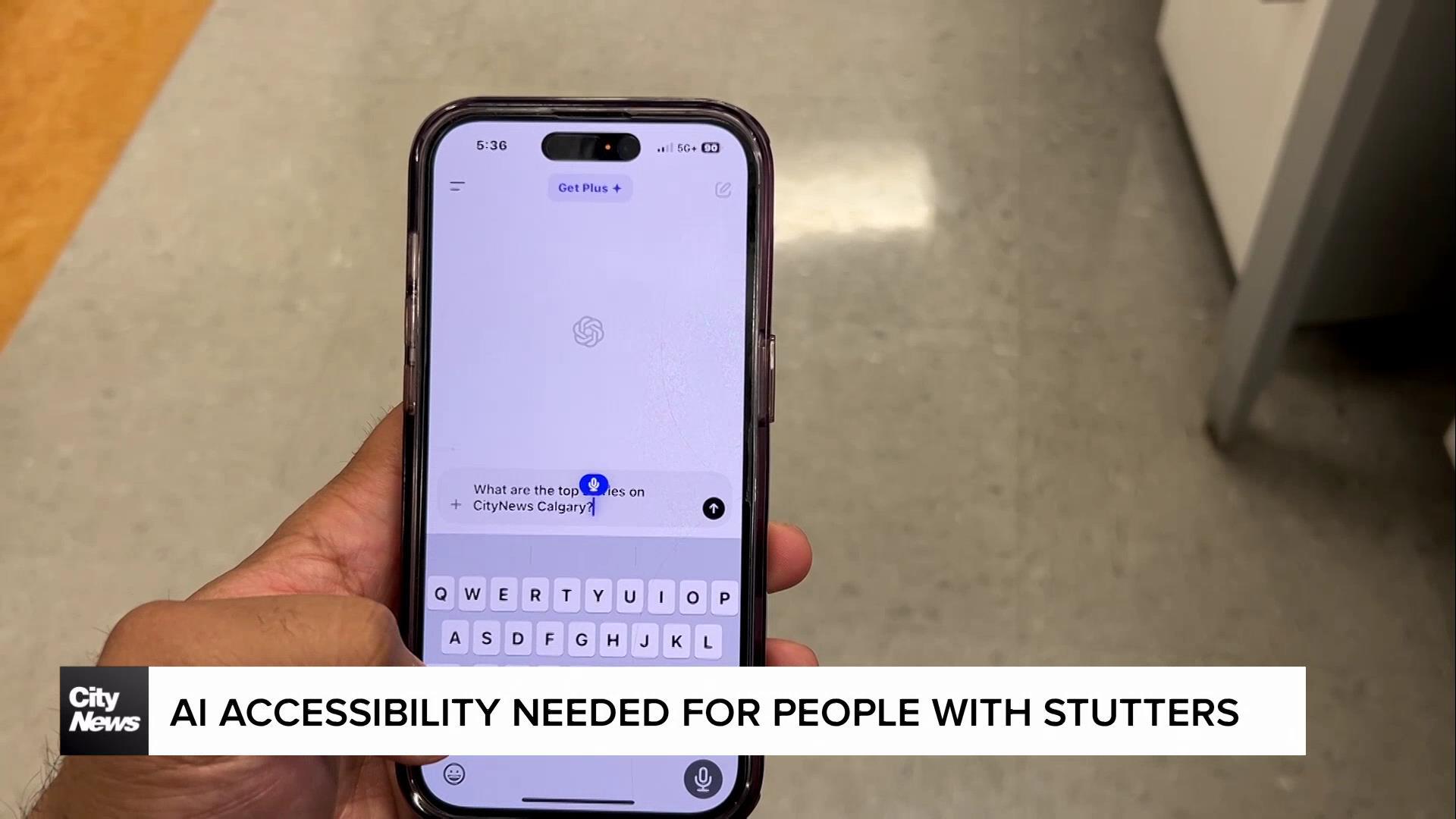 AI accessibility needed for people with stutters