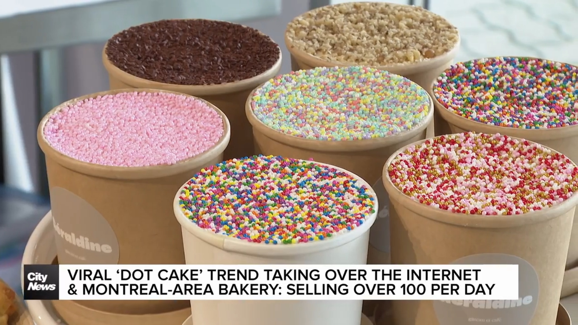 Viral 'dot cake' trend taking over Montreal-area bakery