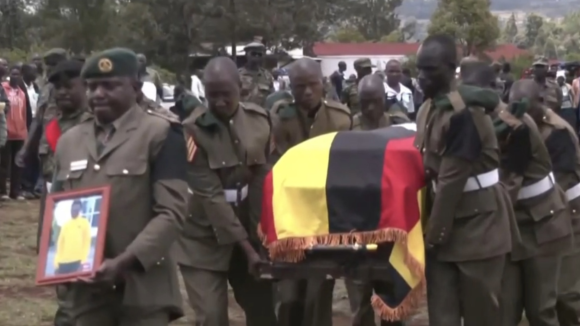 Funeral held for murdered Ugandan Olympian