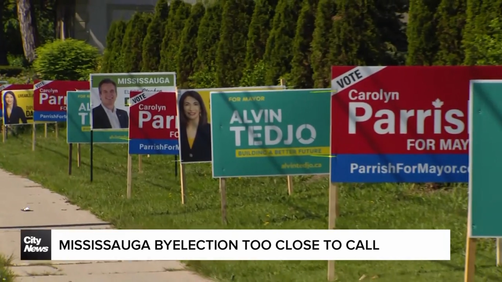 Mississauga mayoral byelection too close to call