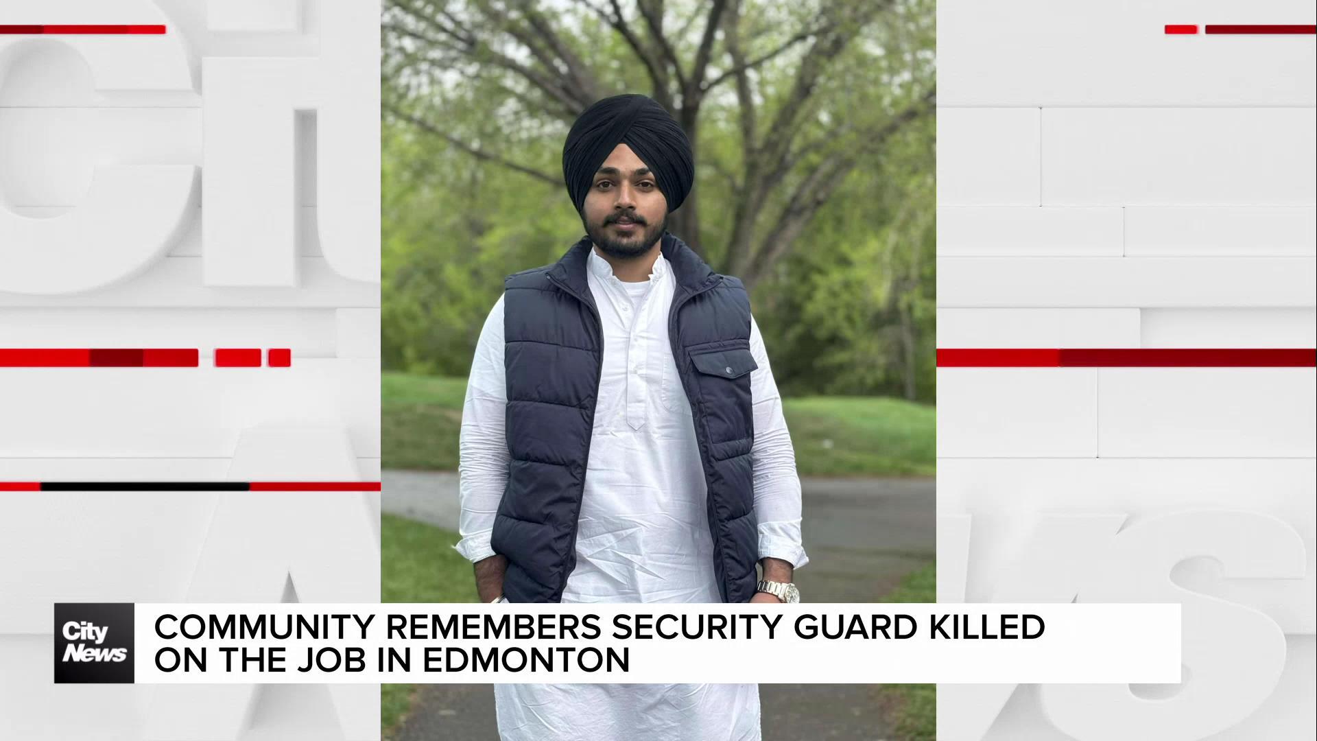 Slain Edmonton security guard had only been working three days