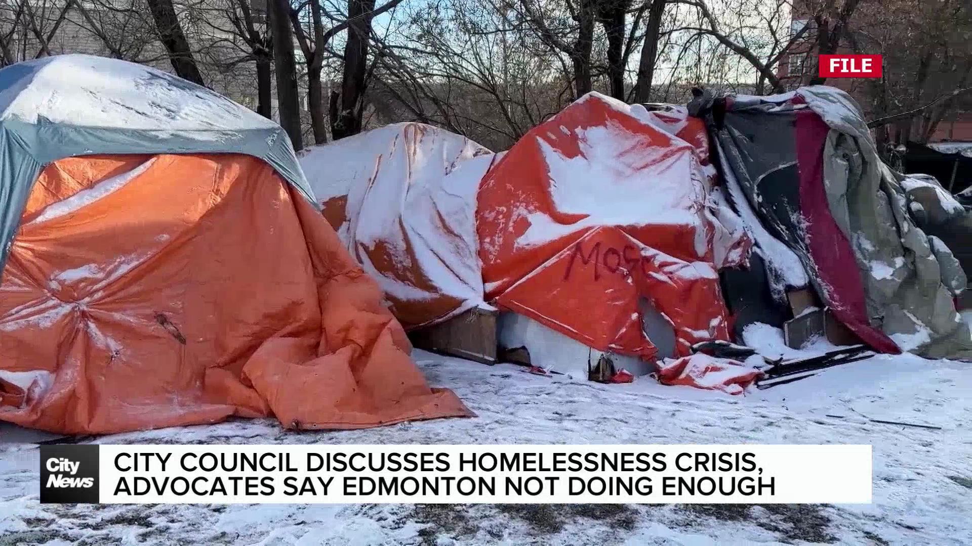 Edmonton homelessness crisis
