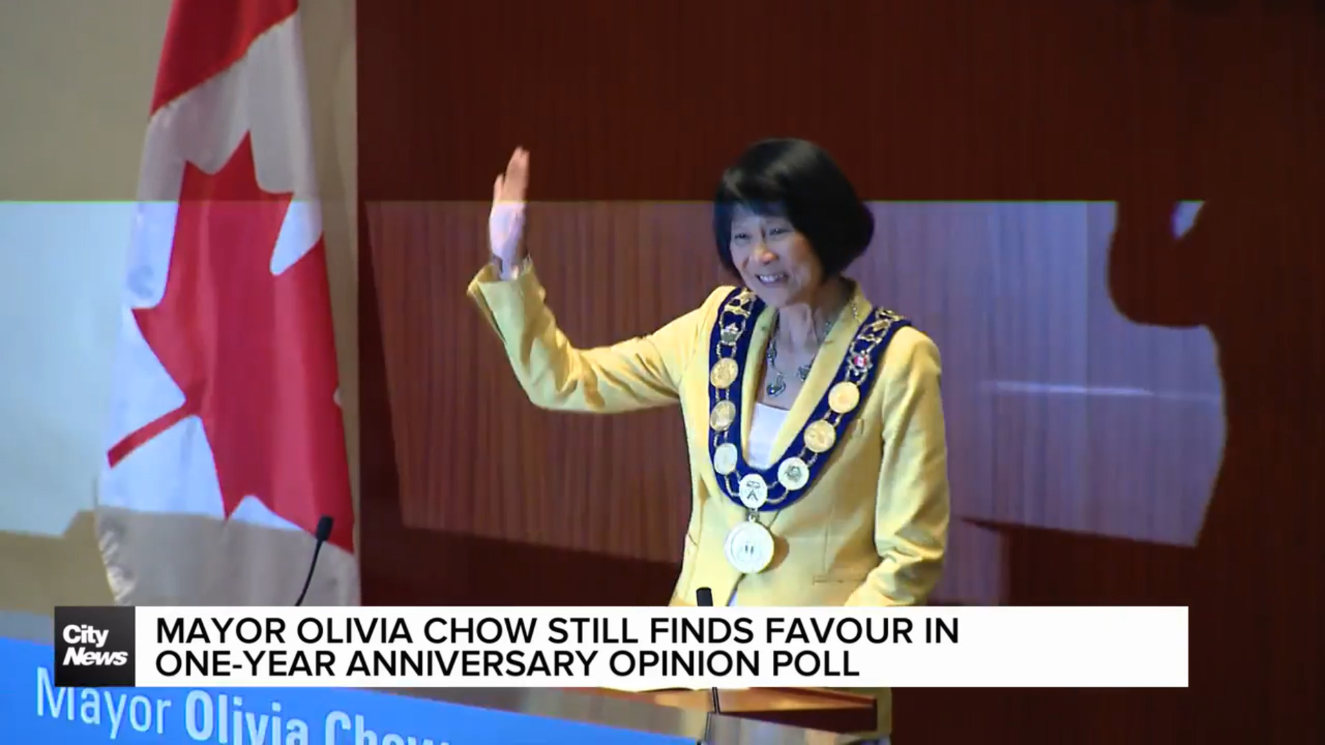 Mayor Olivia Chow sees approval ratings rise for one-year anniversary