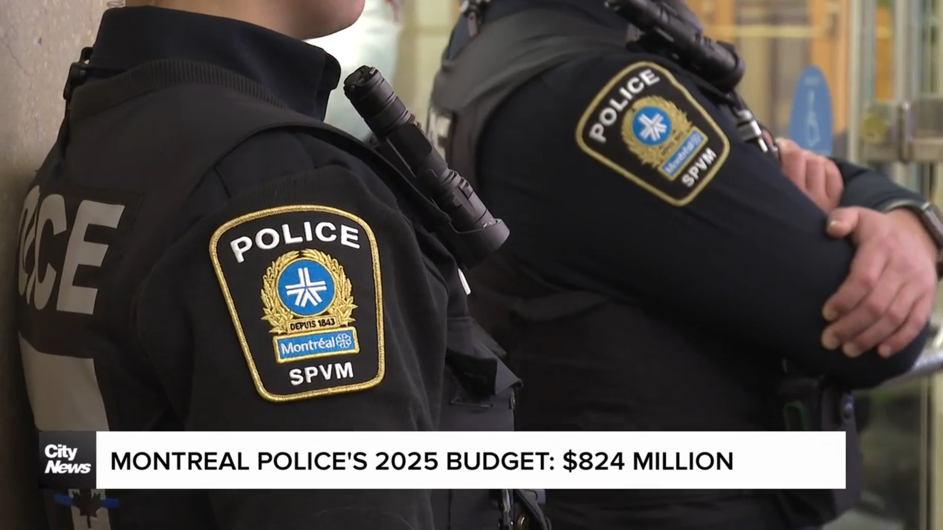 Montreal police 2025 budget: $824M