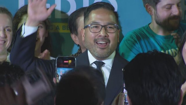 Alvin Tedjo delivers victory speech after securing Mississauga mayoral win