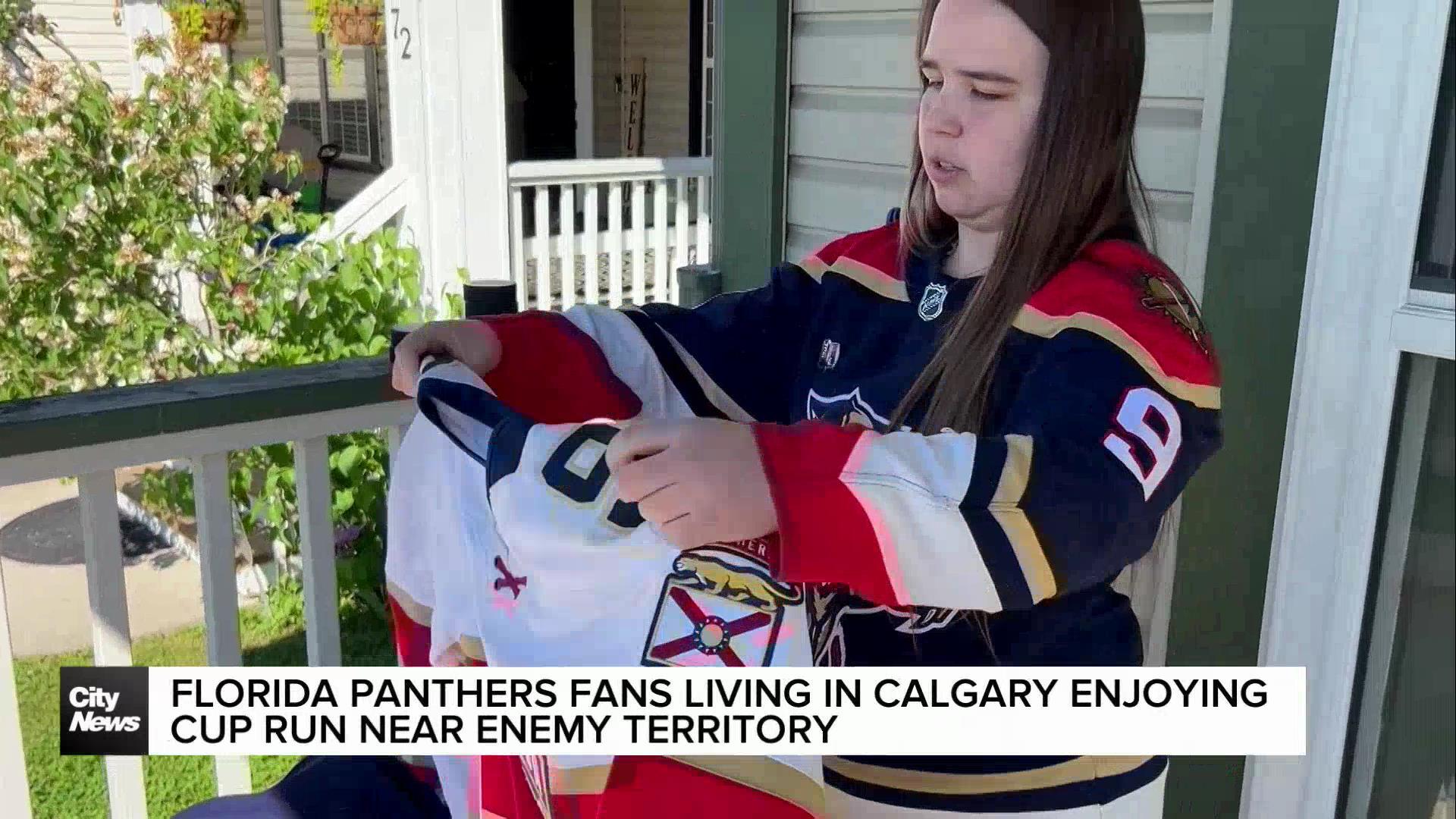 Florida Panthers fans living in Calgary enjoying cup run near enemy territory