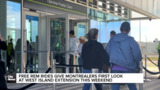 Free REM rides give Montrealers first look at West Island extension