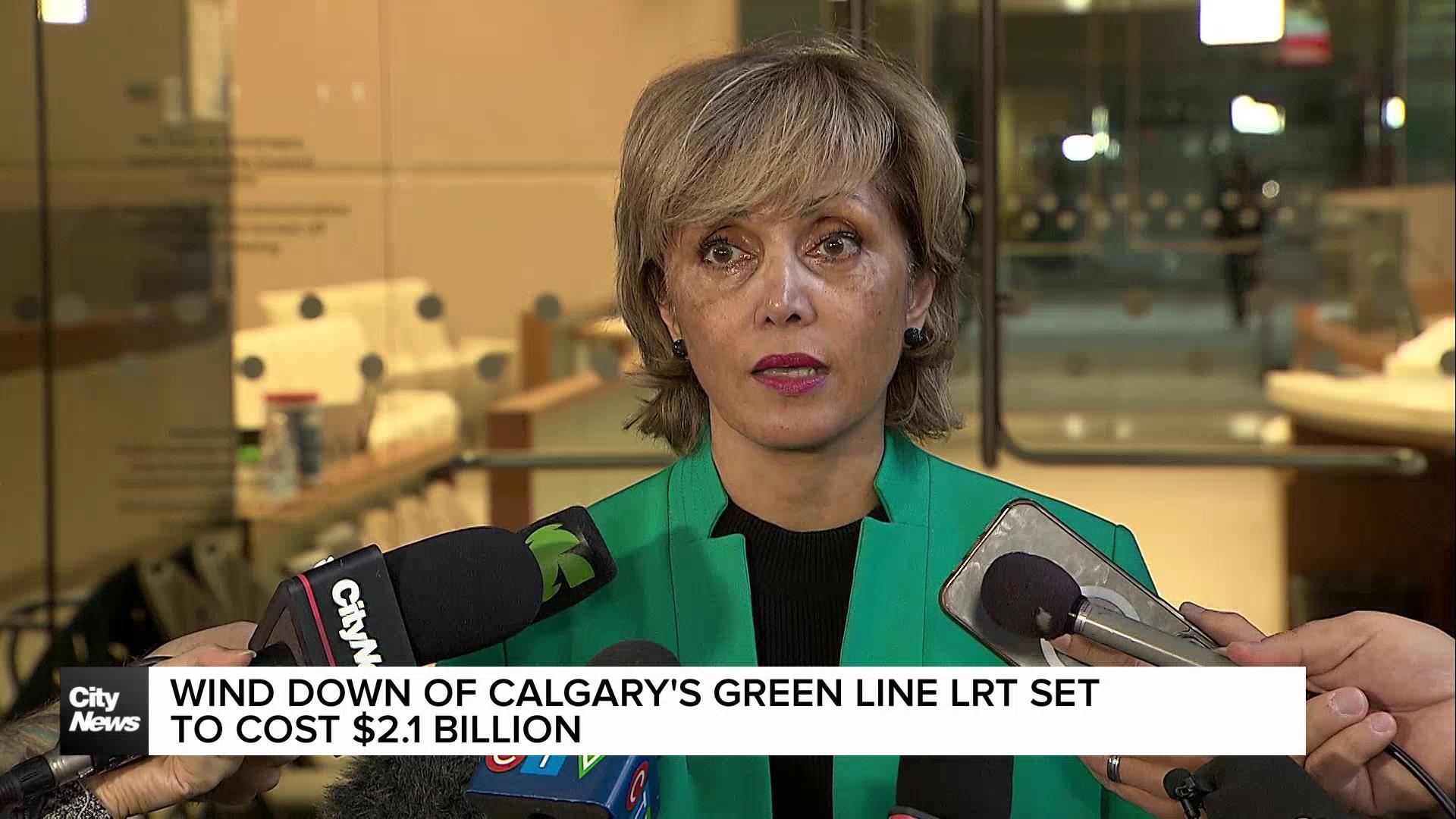 $2.1 billion to wind down Calgary’s Green Line LRT