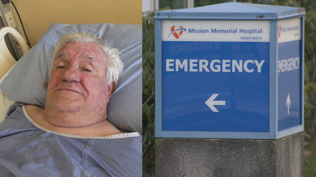 'Find Ed a bed': Senior displaced by Mission fire forced to live in hospital