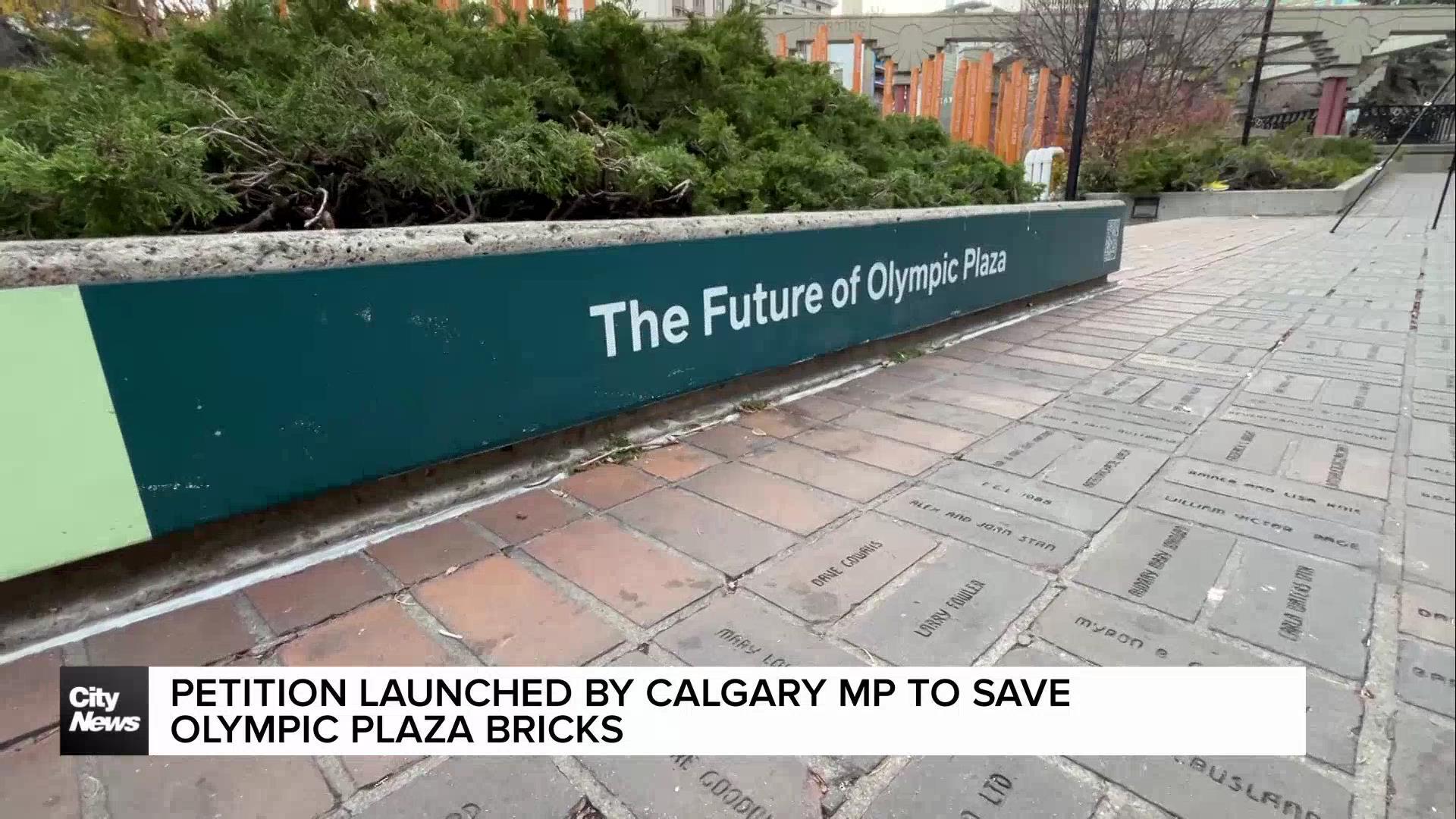 Petition launched by Calgary MP to save Olympic Plaza bricks