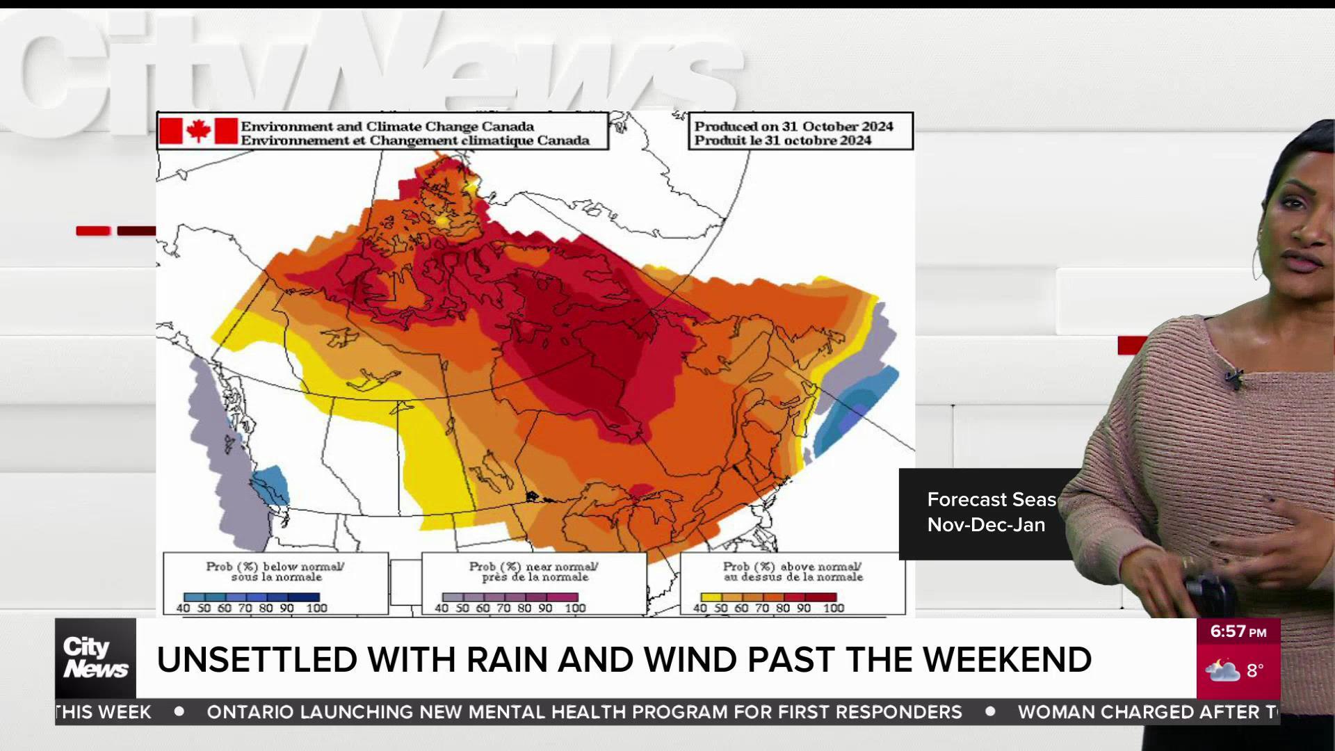 Rain expected over the next five days