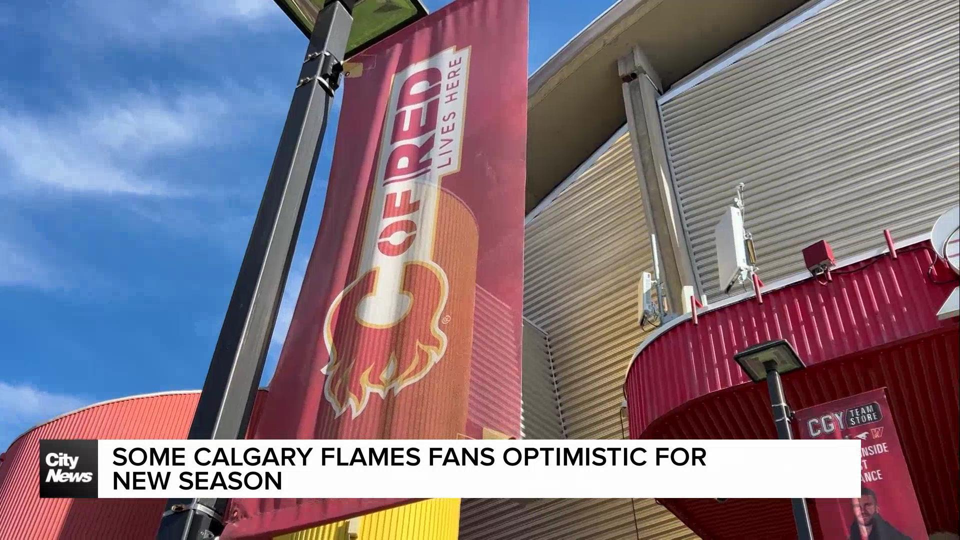 Some Calgary Flames fans optimistic for new season