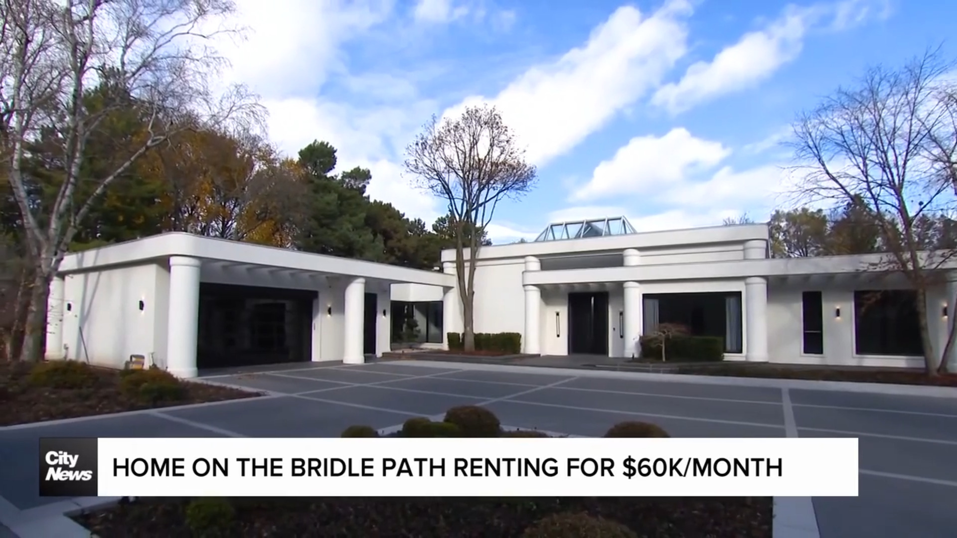 Rent a mansion in Toronto's Bridle Path neighbourhood for a mere $60K a month