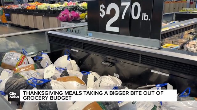 Thanksgiving meals taking a bigger bite out of grocery budget