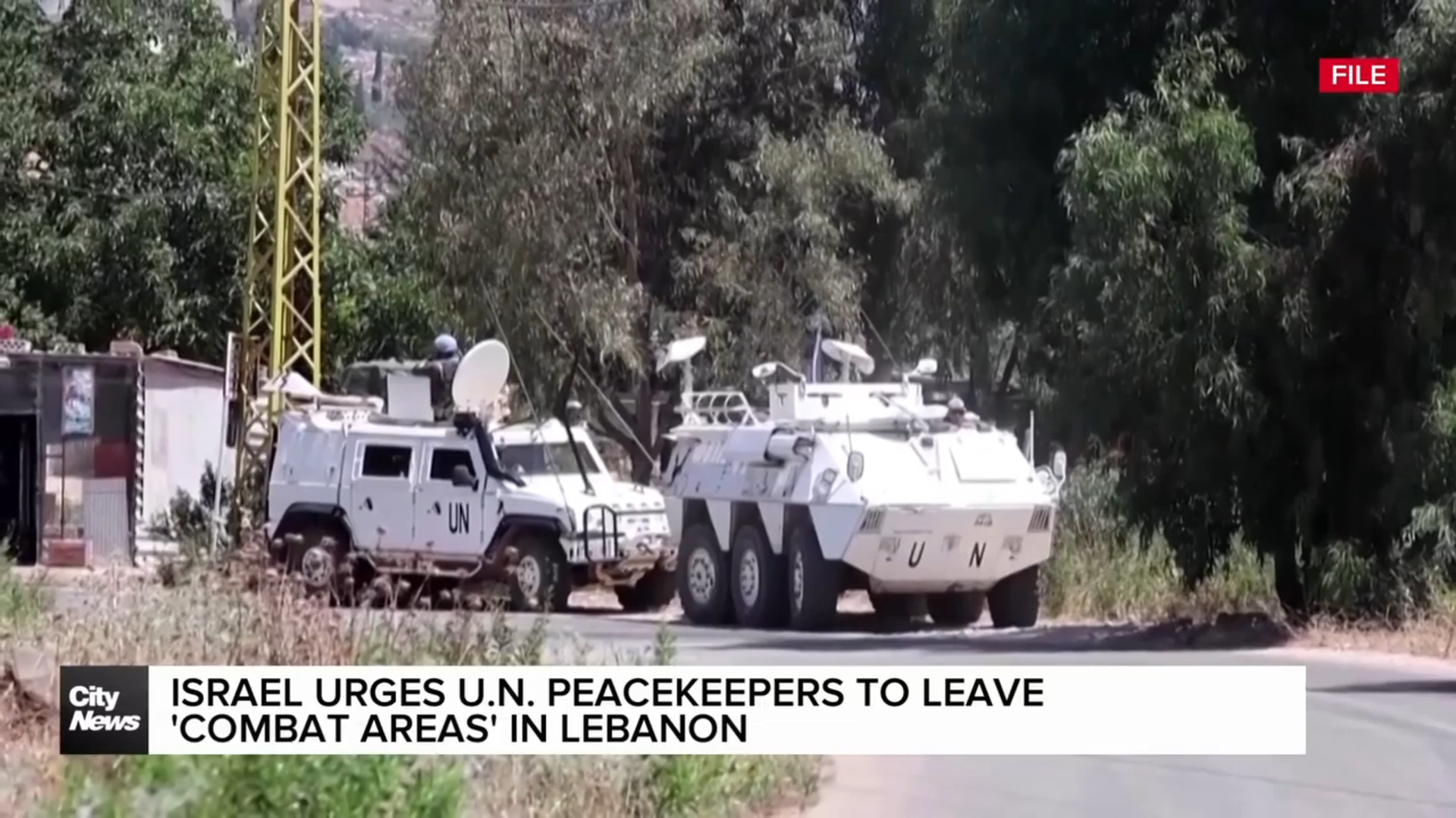 Israel urges U.N. peacekeepers to flee combat areas in Lebanon