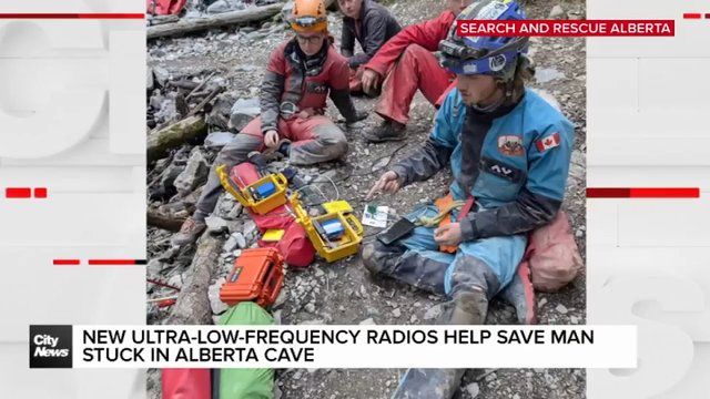 New ultra-low-frequency radios help save man stuck in Alberta cave