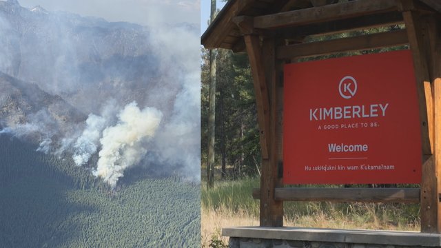 Kimberley residents under evacuation alert as nearby wildfire burns out of control