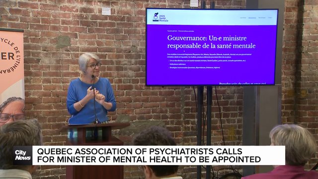 Quebec Association of Psychiatrists calls for Mental Health Minister