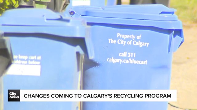 Changes to Calgary's recycling program