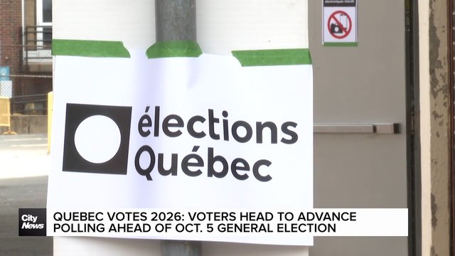 Quebec votes 2026: Advance polling begins ahead of Oct. 5 election