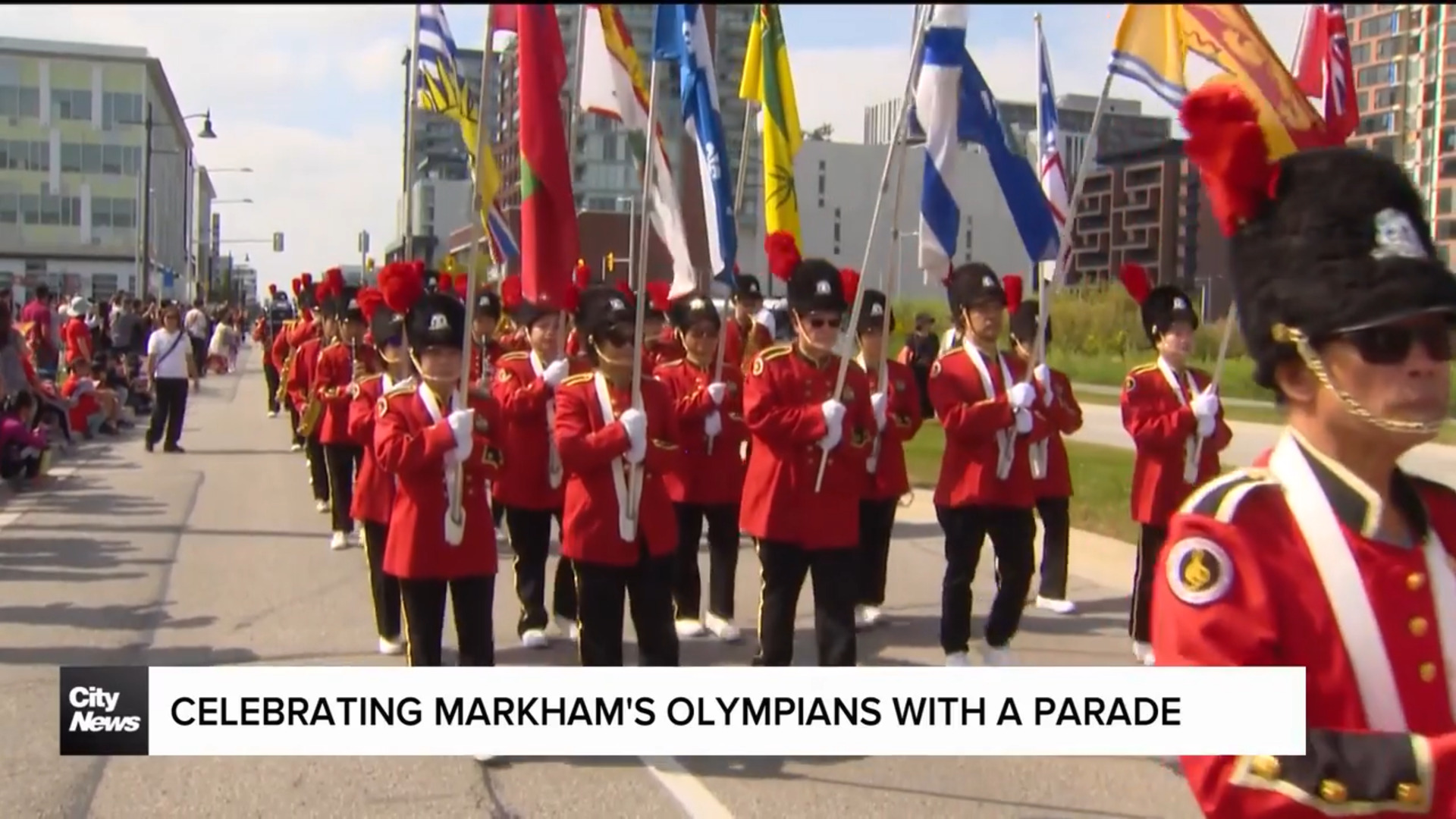 Celebrating Markham's Olympians with a parade