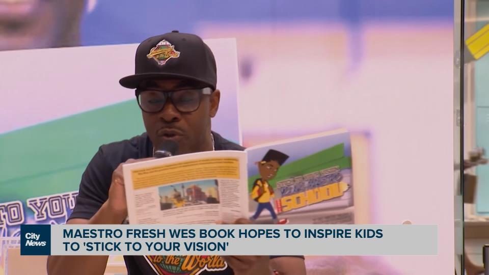 Hip hop star Maestro Fresh Wes officially launches children's book