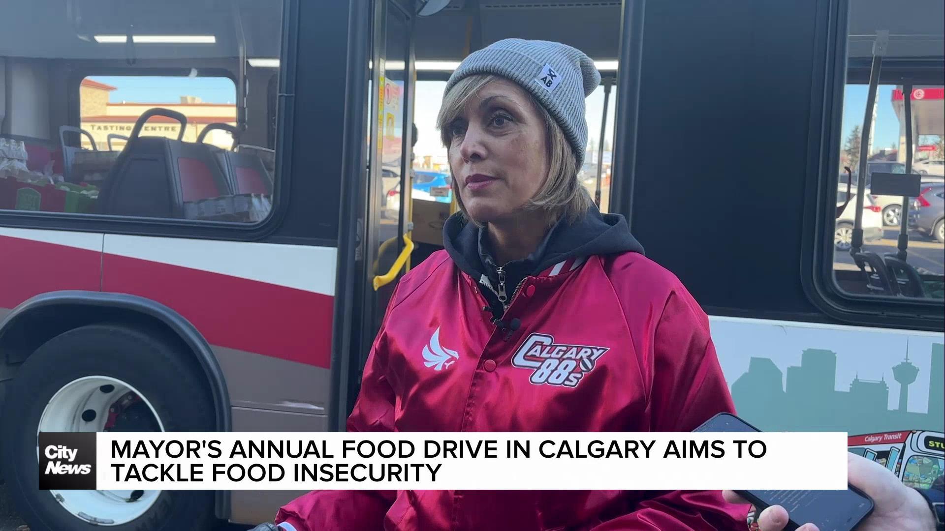 Mayor's Annual Food Drive in Calgary aims to tackle food insecurity