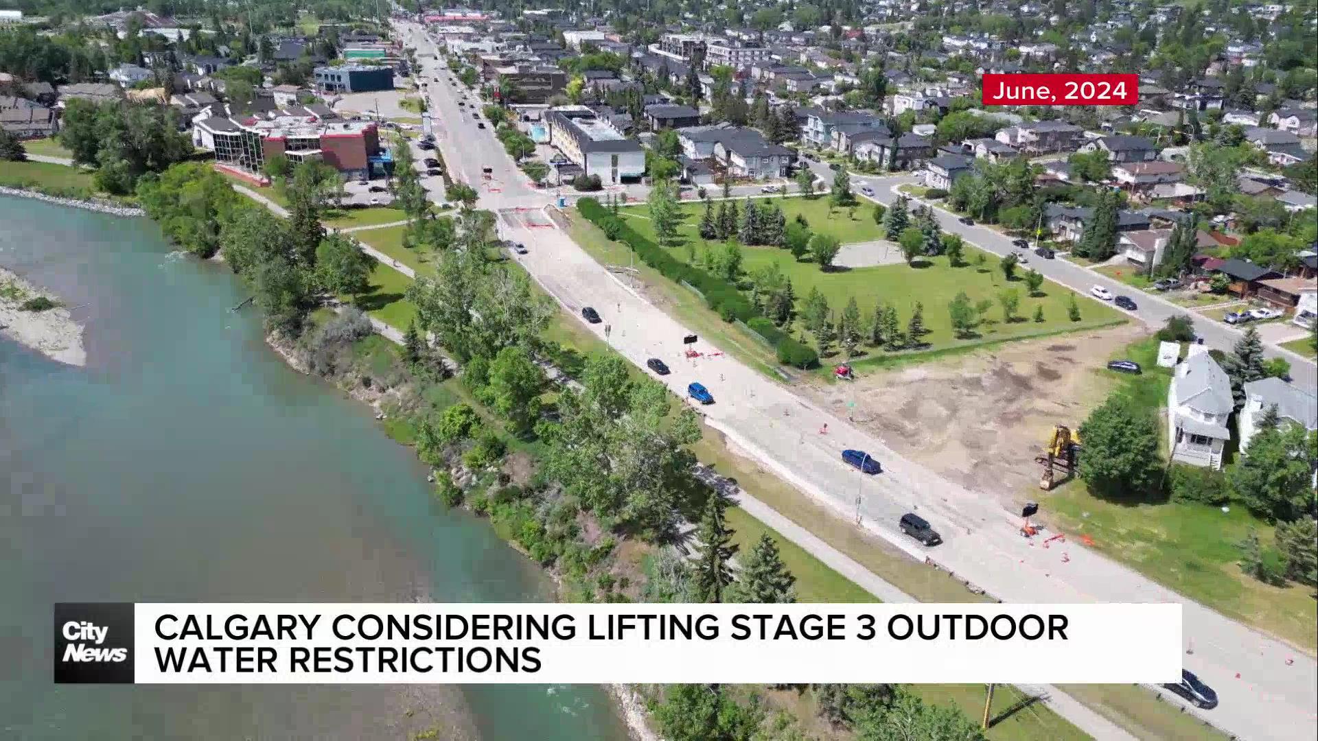Calgary considering lifting Stage 3 outdoor water restrictions