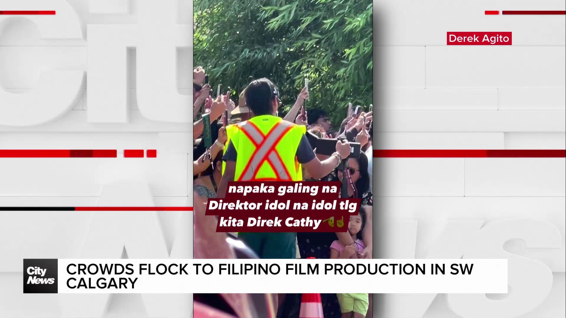 Crowds flock to Filipino film production in SW Calgary